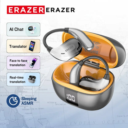 ERAZER XT66PRO: Transform Your Audio World – Real-Time Language Translation, ASMR Sound, 90-Hour Power, and Intelligent Innovation