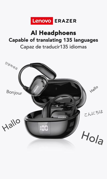 ERAZER XT66PRO: Transform Your Audio World – Real-Time Language Translation, ASMR Sound, 90-Hour Power, and Intelligent Innovation